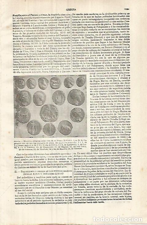Postais: LAMINA ESPASA 32128: Monedas antiguas de Grecia - Varios