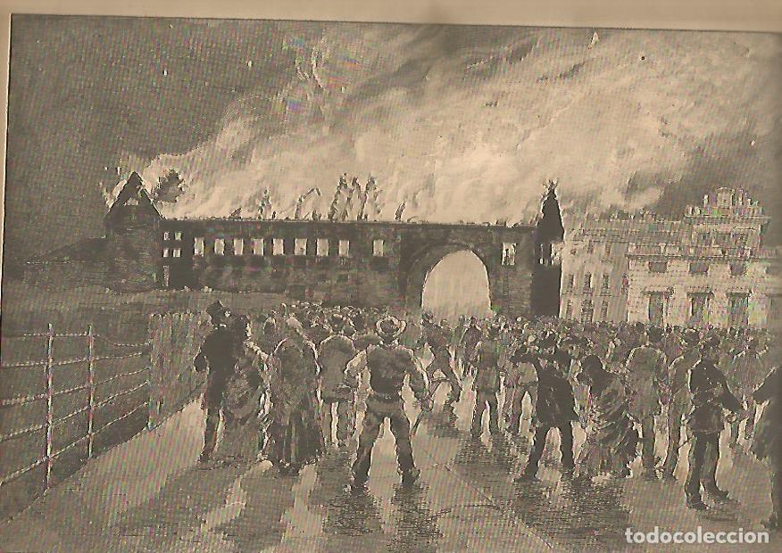 Postais: LAMINA 13419: Incendio del Muse de la Armeria - Varios