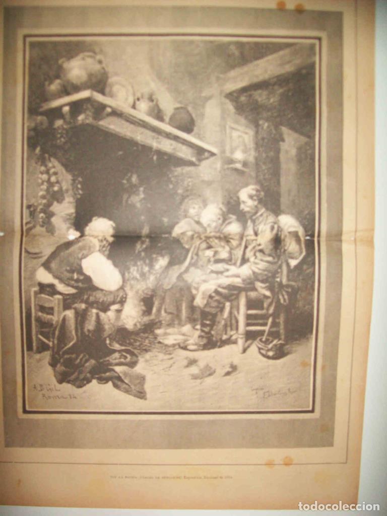 Postales: LAMINA 13443: Por la patria, por Benlliure - Varios