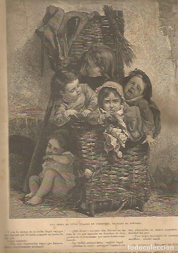 Postales: LAMINA 13446: Una cesta de ni&ntilde;os, por Lobrichon - Varios