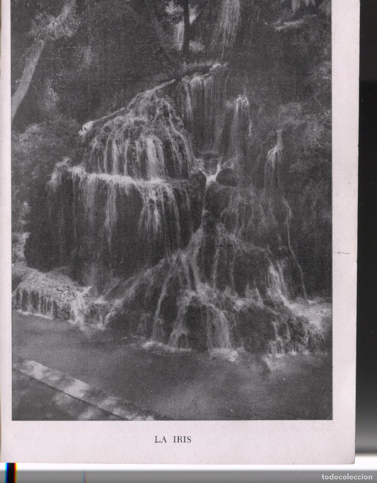 Postales: Lamina 09/10: Monasterio de Piedra: La Iris + Fresnos altos -