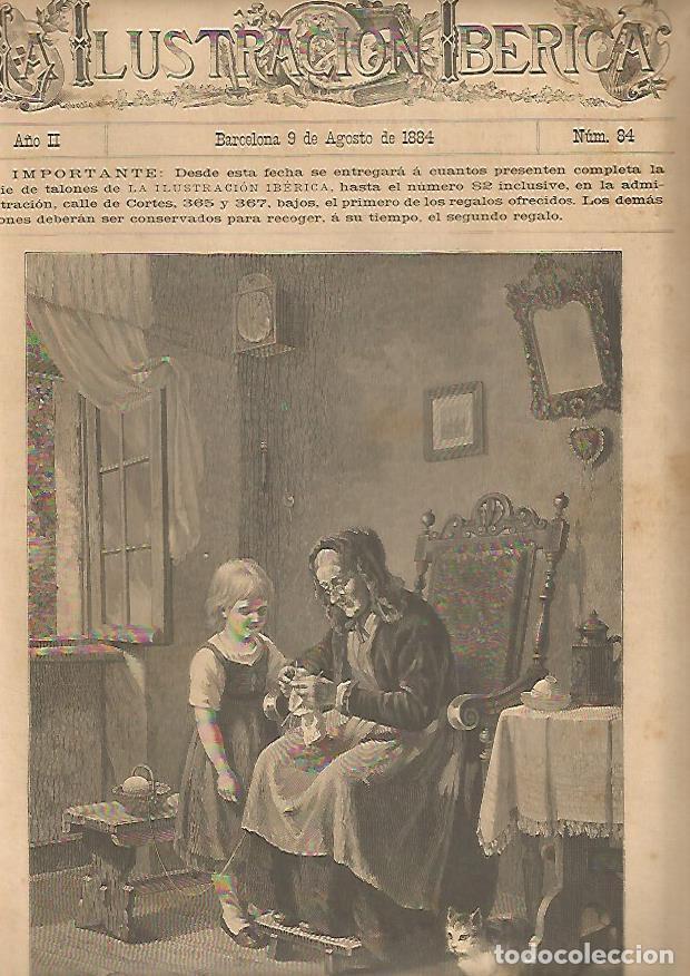 Postales: LAMINA 13433: La leccion de calceta - Varios