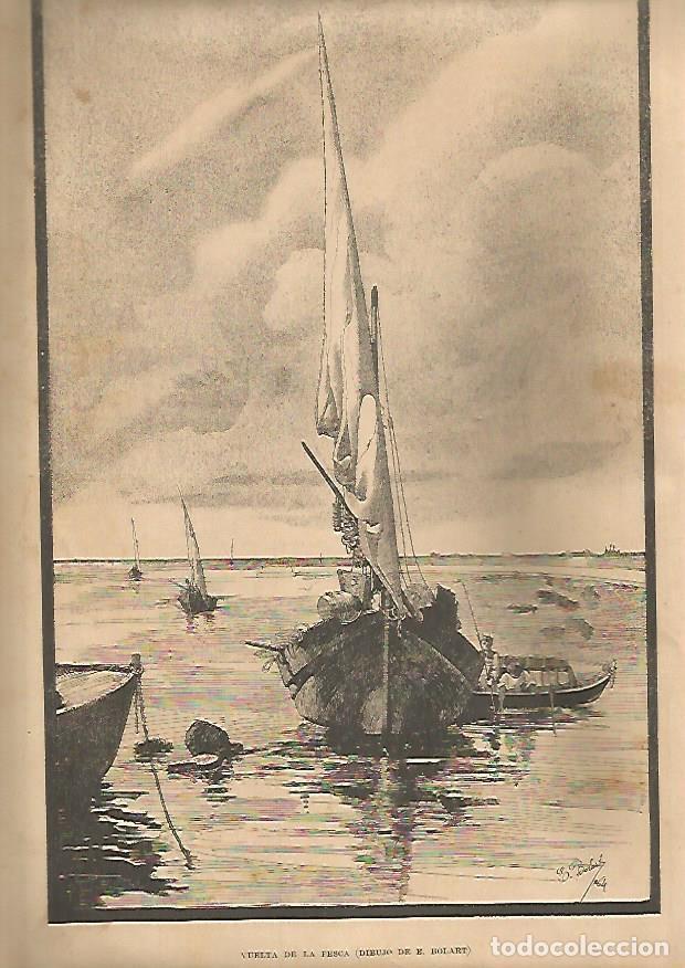 Postales: LAMINA 13394: Vuelta de la pesca, por Bolart - Varios