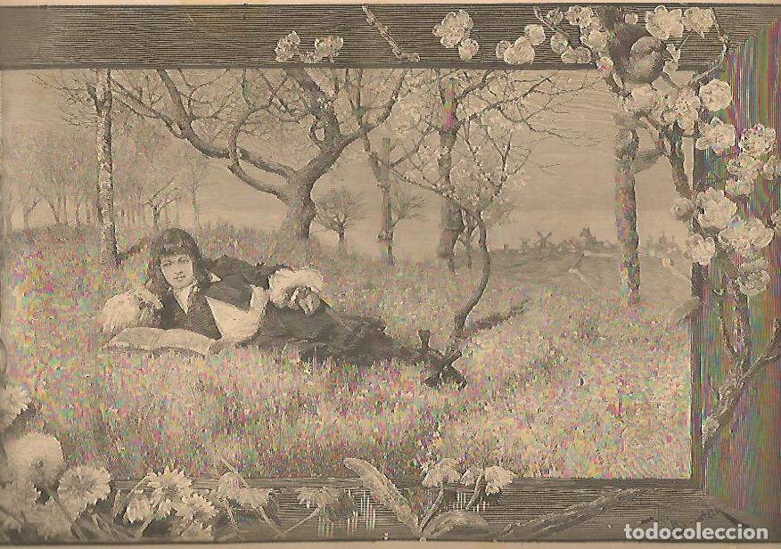 Cartes Postales: LAMINA 13412: En el campo, dibujo de Bernatzik - Varios