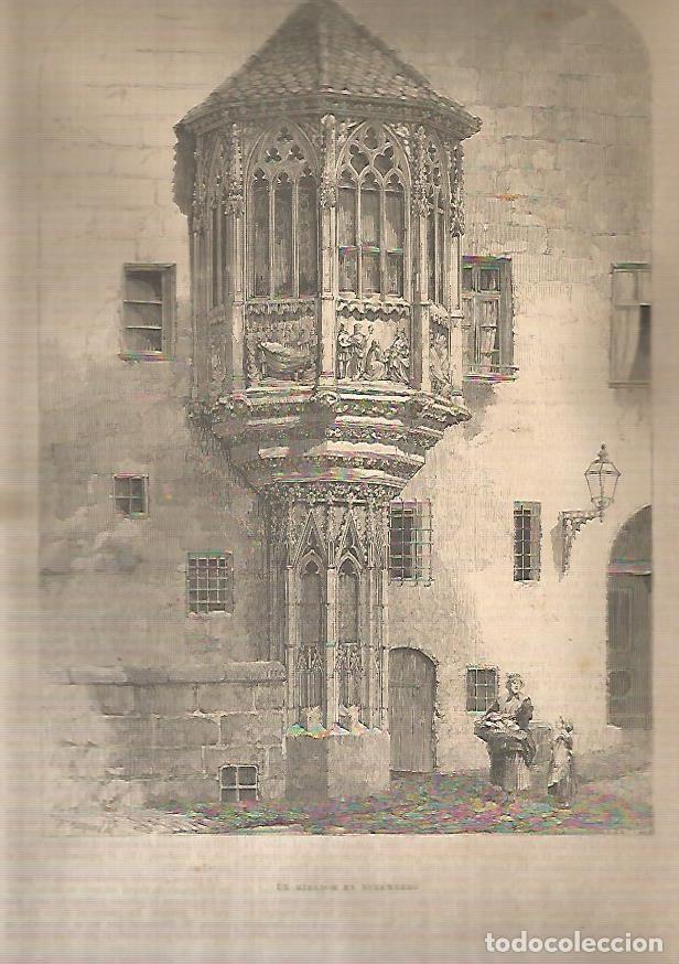 Cartes Postales: LAMINA 13534: Un mirador en Nurembeerg, Alemania - Varios