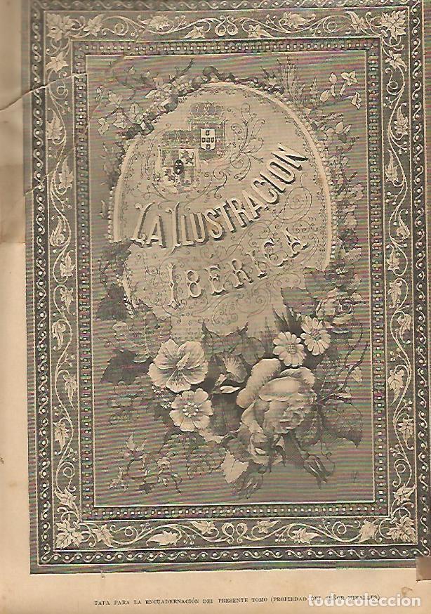 Cartes Postales: LAMINA 13574: Tapa del Sr. Miralles para la encuadernacion de La Ilustracion Iberica - Varios