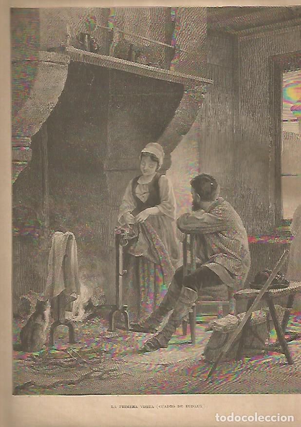 Cartes Postales: LAMINA 13339: La primera visita, por Rudaux - Varios