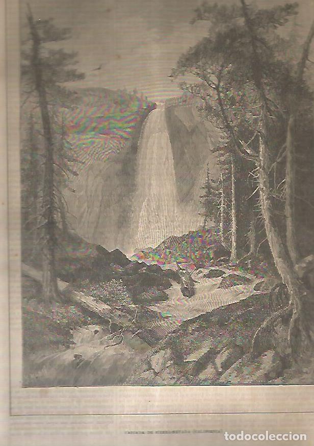 Postcards: LAMINA 13527: Cascada de Sierra Nevada en California - Varios