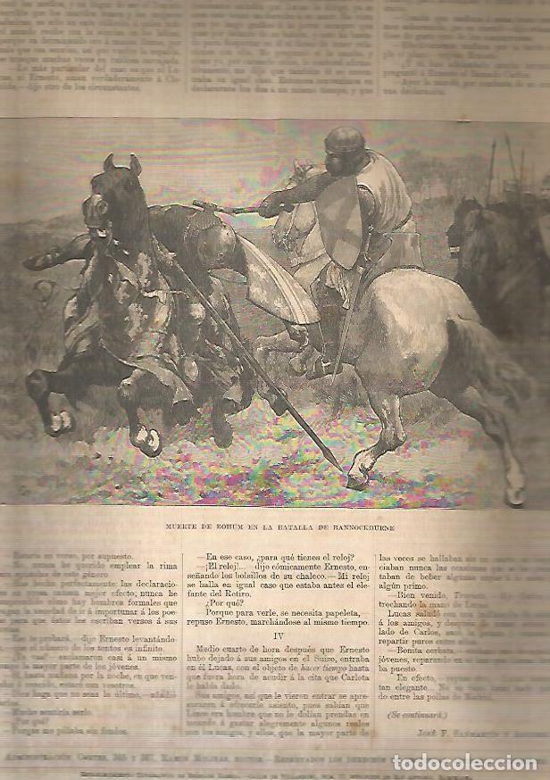 Postcards: LAMINA 13517: Muerte de Bohum en la Batalla de Bannockburne - Varios