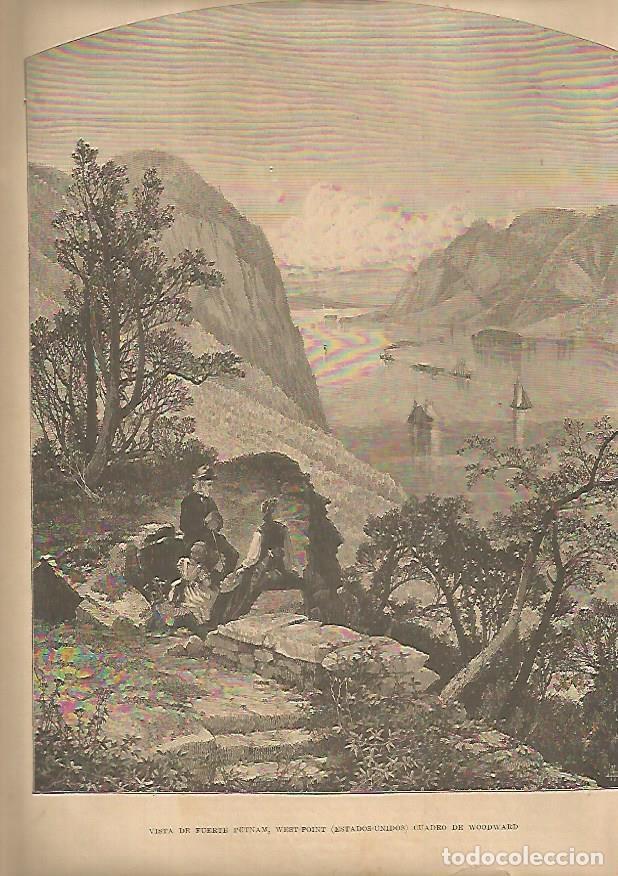 Postcards: LAMINA 13469: Vista de Fuerte Putman en West Poit, Estados Unidos - Varios