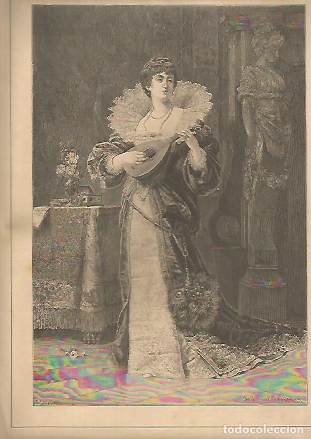 Postkarten: LAMINA 13492: La mandolinata, por Wagner - Varios