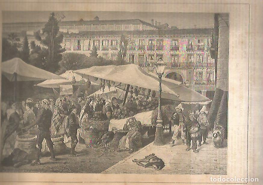 Postkarten: LAMINA 13570: La Plaza Mayor de Madrid - Varios