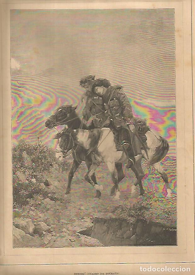 Cartes Postales: LAMINA 13487: Herido, poor Roubaud - Varios