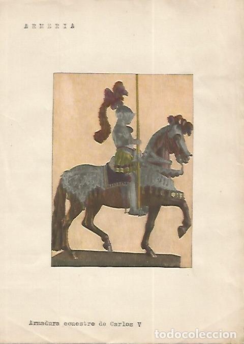 Postkarten: LAMINA 13171: Aramdura ecuestre de Carlos V - Varios
