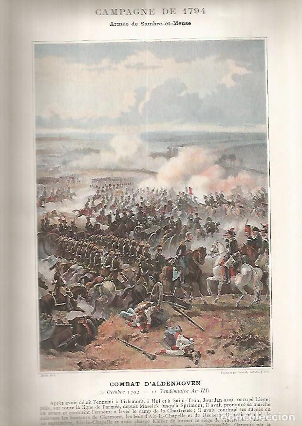 Postkarten: LAMINA 13182: Combat d'Aldenhoven - Varios