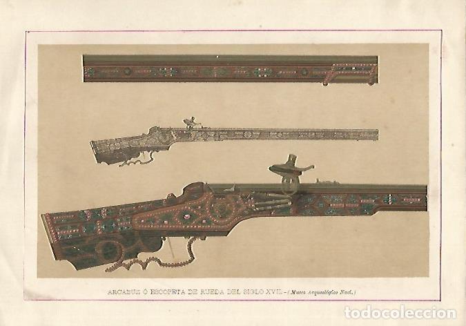 Postkarten: LAMINA 13151: Arcabuz del siglo XVII - Varios