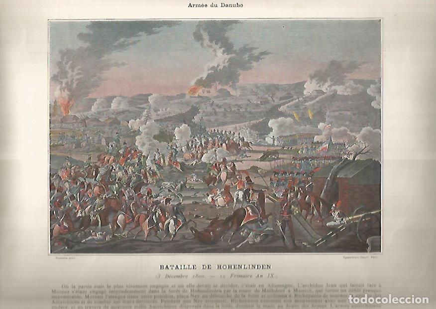 Cartes Postales: LAMINA 13201: Bataille de Hohenlinden - Varios