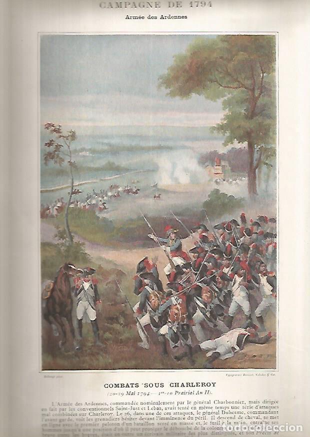 Cartes Postales: LAMINA 13178: Combats sous Charleroy - Varios