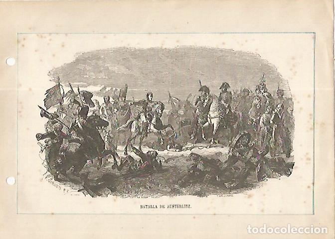 Cartes Postales: LAMINA 13168: Batalla de Austerlitz - Varios