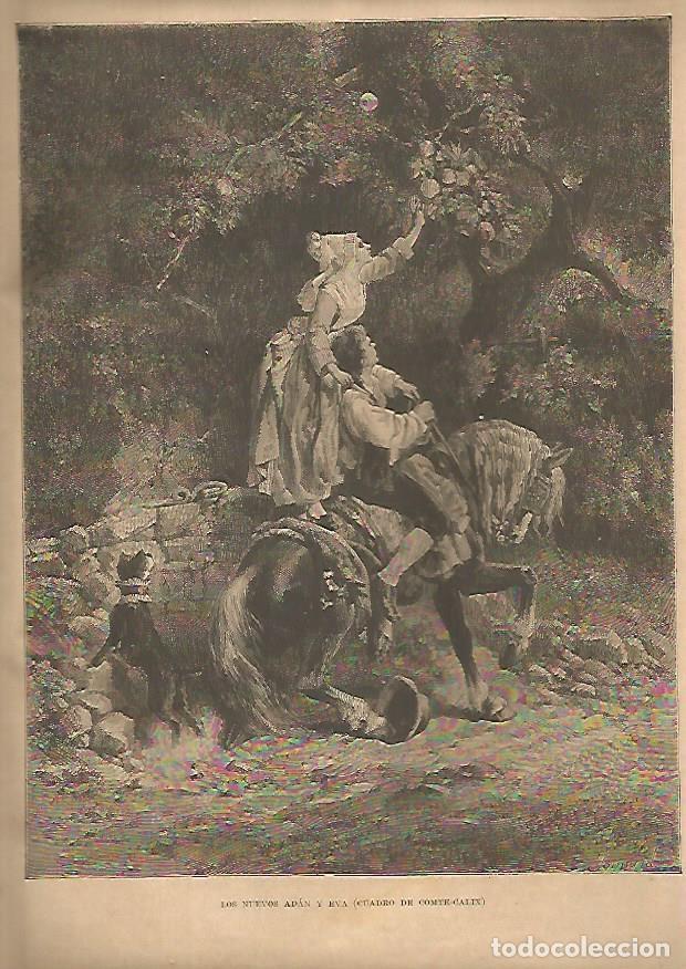 Postkarten: LAMINA 13319: Los nuevos Adan y Eva, por Comte-Calix - Varios