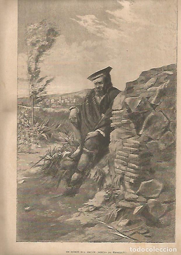 Cartoline: LAMINA 13308: Un heroe del Bruc, dibujo de Urgelles - Varios