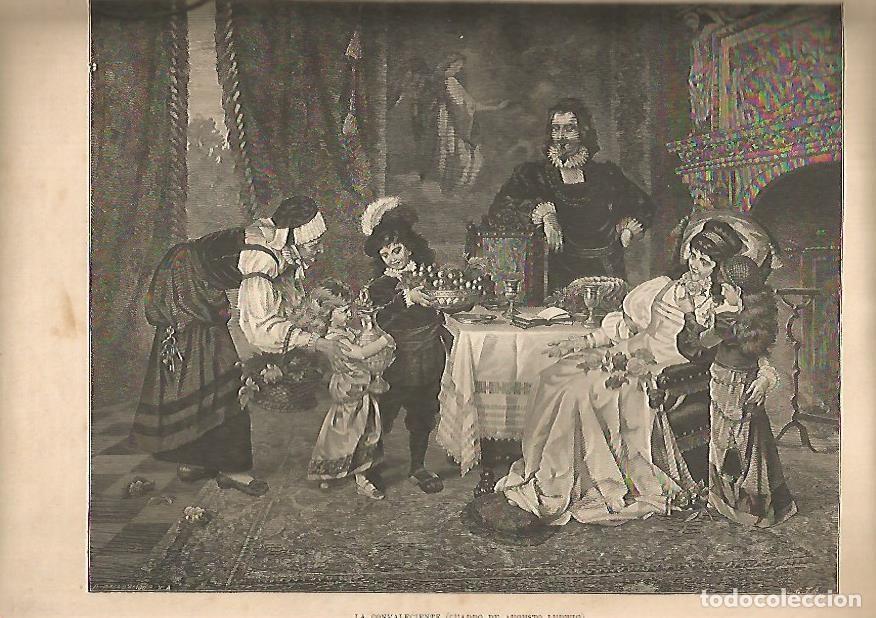 Postais: LAMINA 13333: La convaleciente, por A. Ludwig - Varios