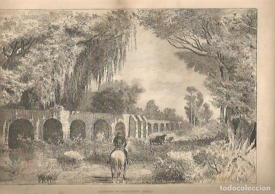 Postais: LAMINA 13328: Acueducto de Chapultepec, Mexico - Varios