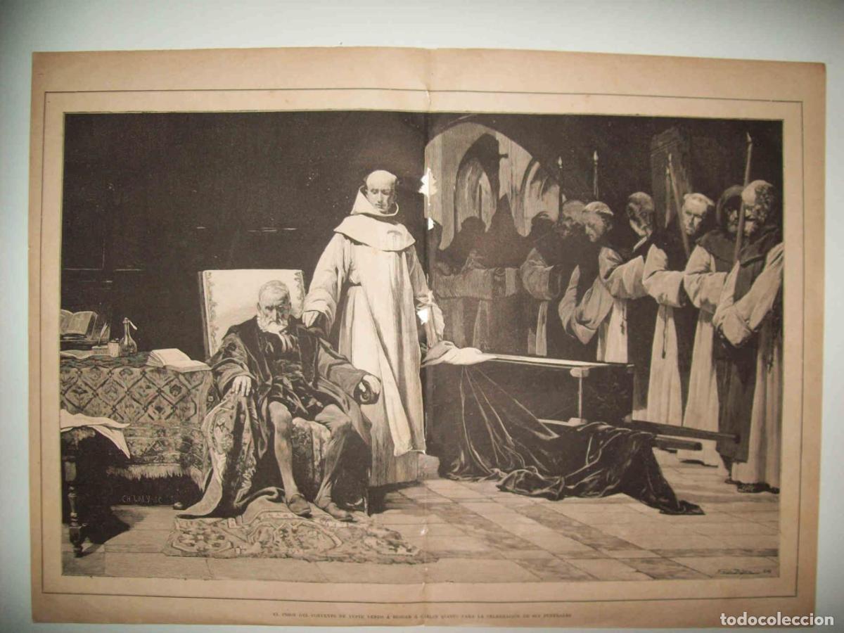 Cartoline: LAMINA 13213: El prior del Convento de Yuste yendo a buscar a Carlos V - Varios