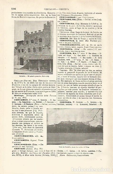 Cartoline: LAMINA ESPASA 32535: Palacio Pretorio en Certaldo - Varios
