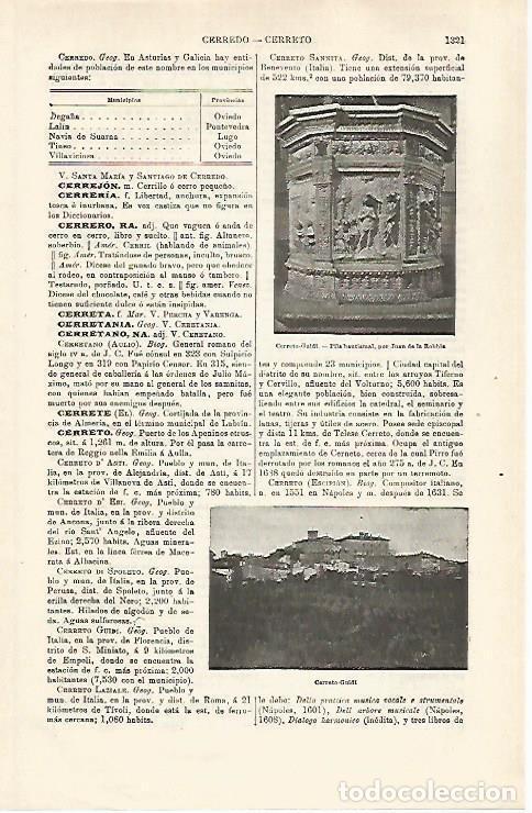 Cartoline: LAMINA ESPASA 32530: Cerreto Guidi, Italia - Varios