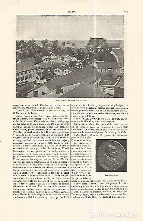 Cartoline: LAMINA ESPASA 32467: Aduana de Cayo Hueso, Estados Unidos - Varios