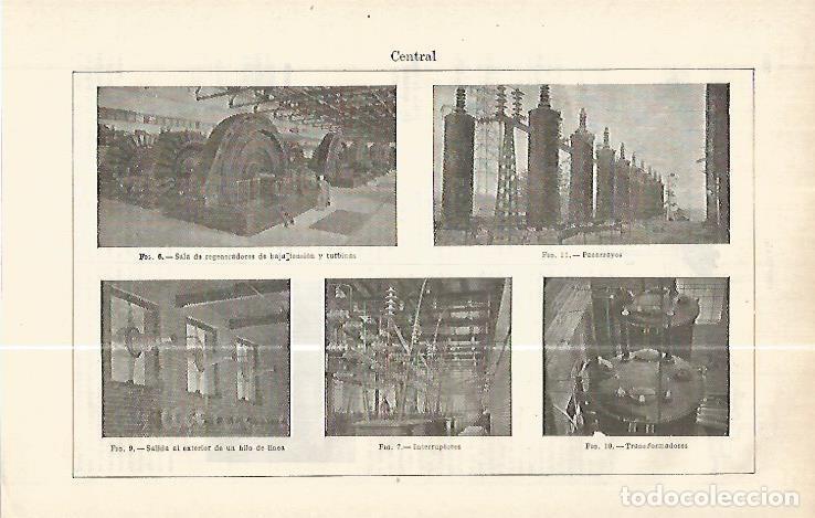 Postkarten: LAMINA ESPASA 32491: Central electrica - Varios