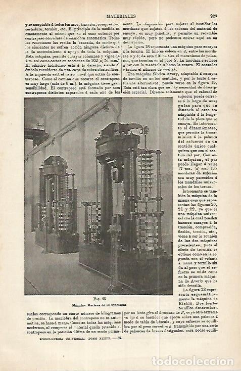 Cartoline: LAMINA ESPASA 32290: Maquina Martens - Varios