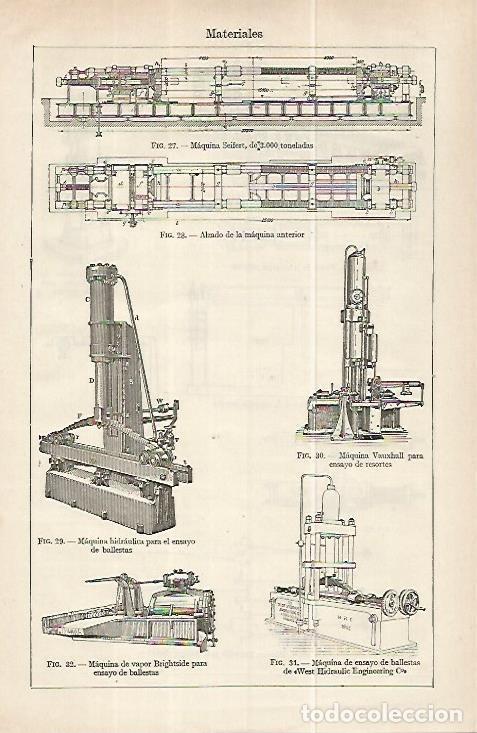 Cartoline: LAMINA ESPASA 32291: Maquina Seifert y Vauxhall - Varios