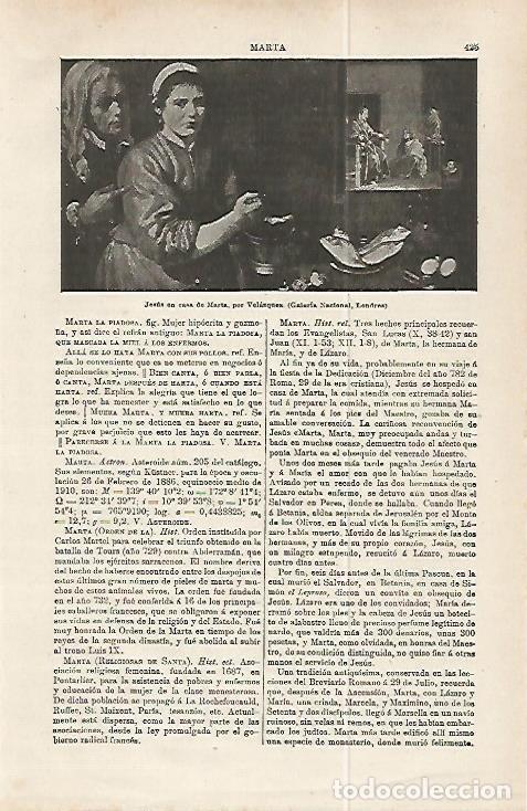 Cartoline: LAMINA ESPASA 32211: Jesus en casa de Marta, por Velazquez - Varios