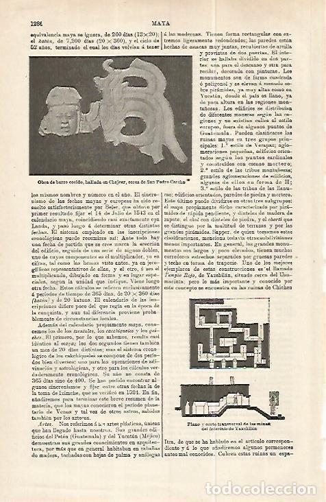 Cartoline: LAMINA ESPASA 32313: Plano de las minas del Laberinto de Yaxchilan - Varios