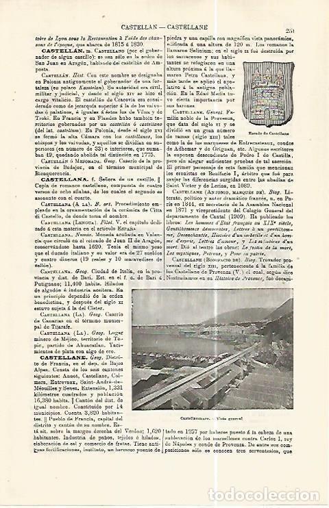 Cartes Postales: LAMINA ESPASA 32363: Vista de Castellmmare, - Varios