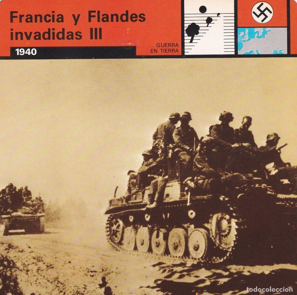 Cartes Postales: FICHA GUERRA EN TIERRA: FRANCIA Y FLANDES INVADIDAS III. 1940 - NULL