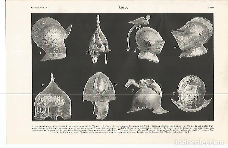 Cartes Postales: LAMINA ESPASA 32346: Cascos de reyes - Varios