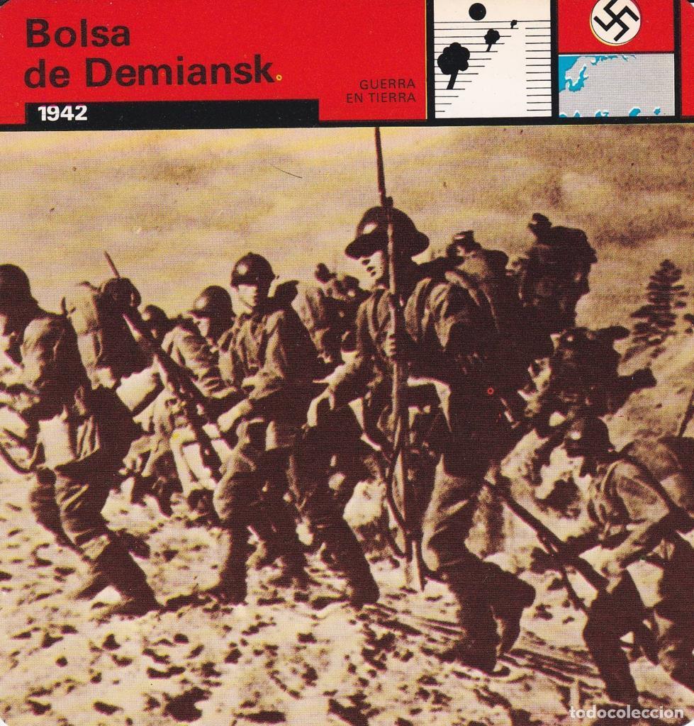 Postcards: FICHA GUERRA EN TIERRA: BOLSA DE DEMIANSK. 1942 - NULL