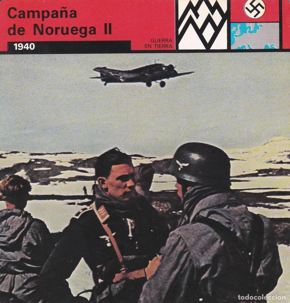 Postcards: FICHA GUERRA EN TIERRA: CAMPA&Ntilde;A NORUEGA II. 1940 - NULL