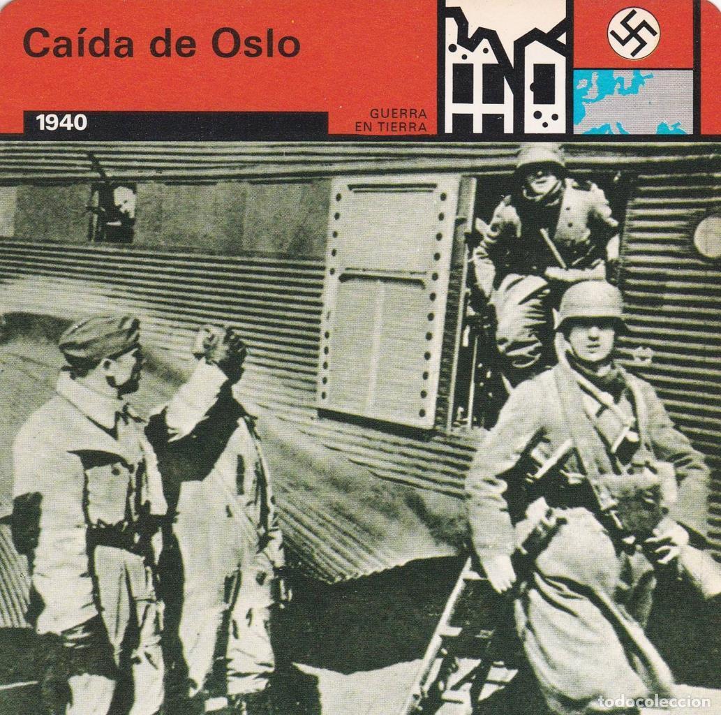 Postcards: FICHA GUERRA EN TIERRA: CAIDA DE OSLO. 1940 - NULL