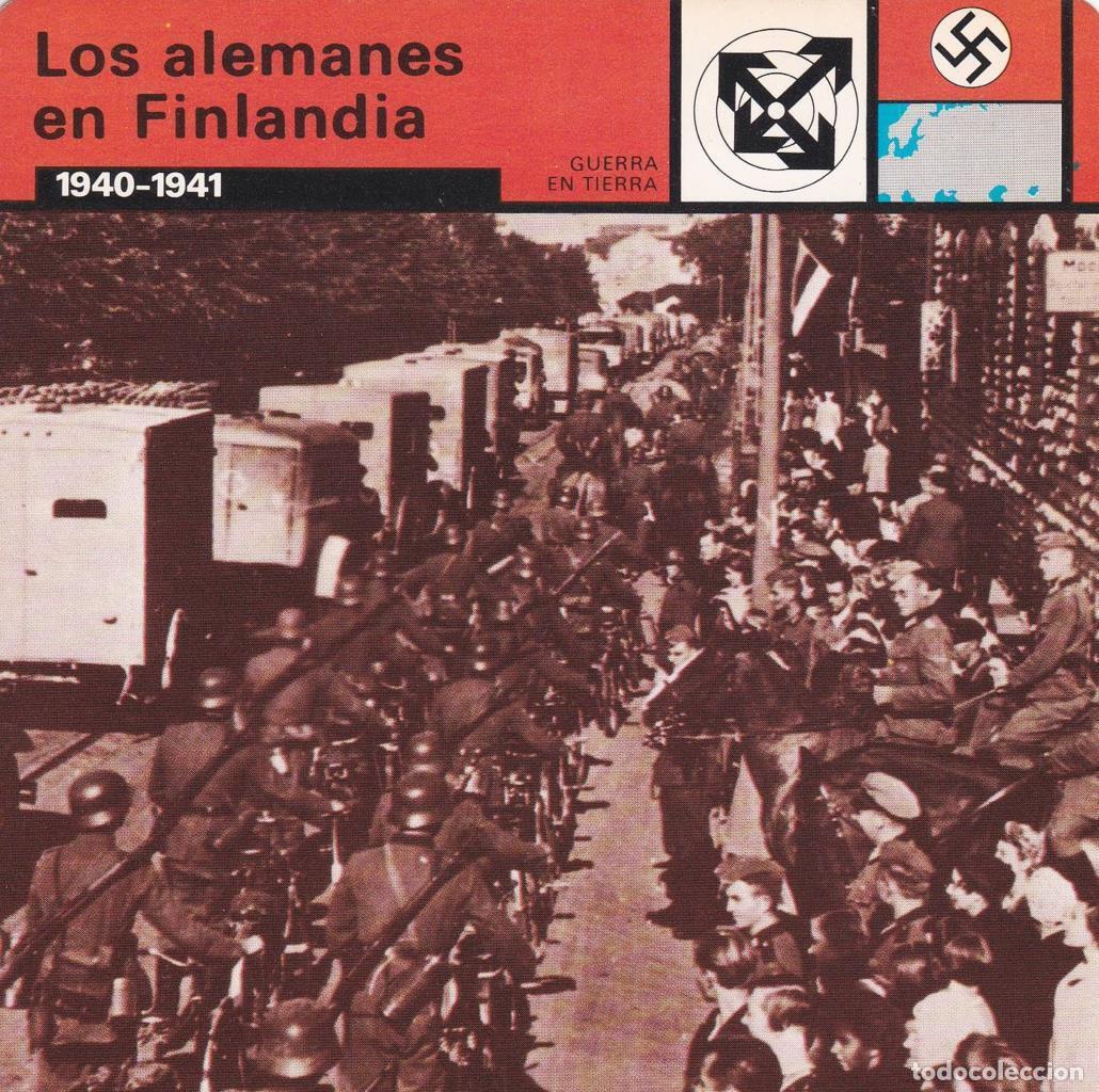 Postcards: FICHA GUERRA EN TIERRA: LOS ALEMANES EN FINLANDIA. 1940-1941 - NULL