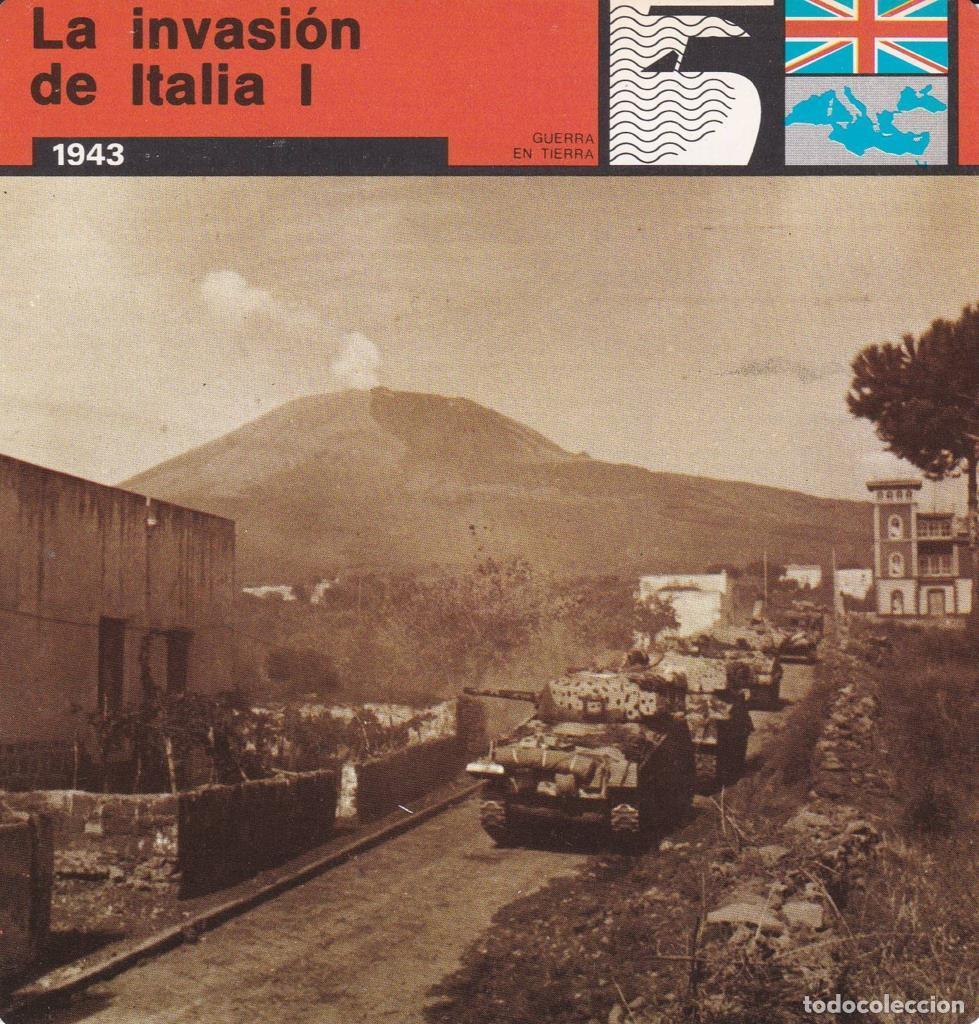 Postkarten: FICHA GUERRA EN TIERRA: LA INVASION DE ITALIA I. 1943 - NULL