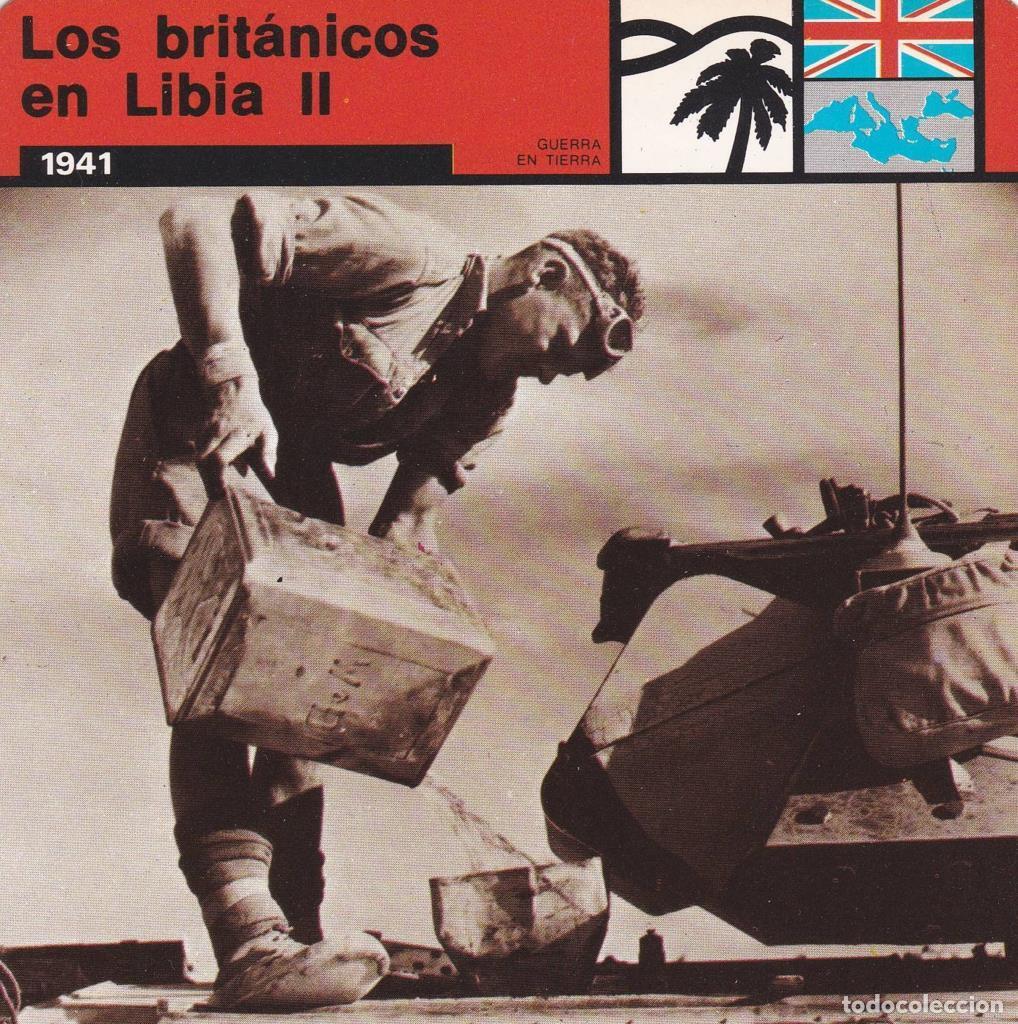 Postales: FICHA GUERRA EN TIERRA: LOS BRITANICOS EN LIBIA II. 1941 - NULL - Foto 1