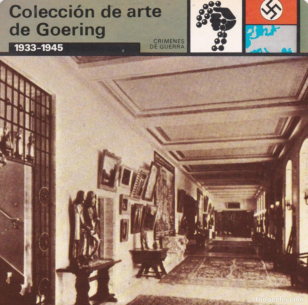 Cartoline: FICHA CRIMENES DE GUERRA: COLECCI&Oacute;N DE ARTE DE GOERING. 1933-1945 - NULL