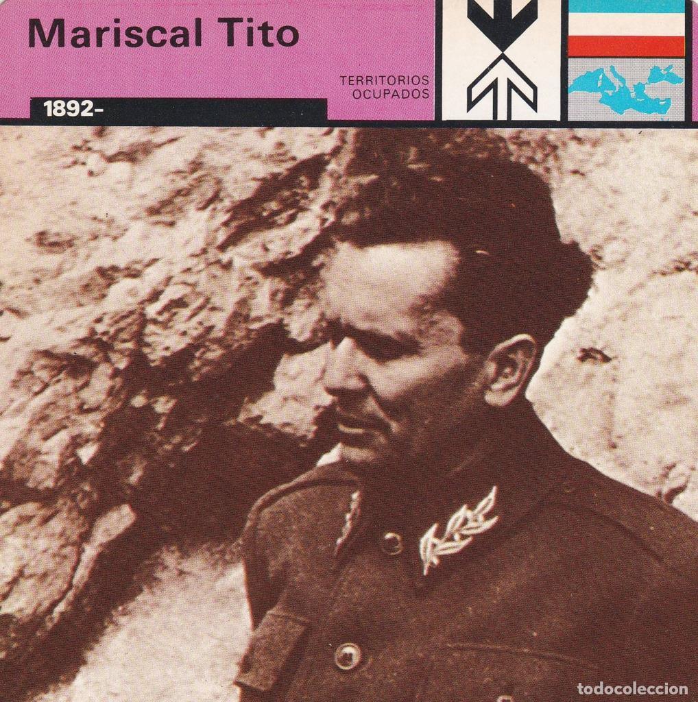 Postcards: FICHA TERRITORIOS OCUPADOS: MARISCAL TITO. 1892 - NULL