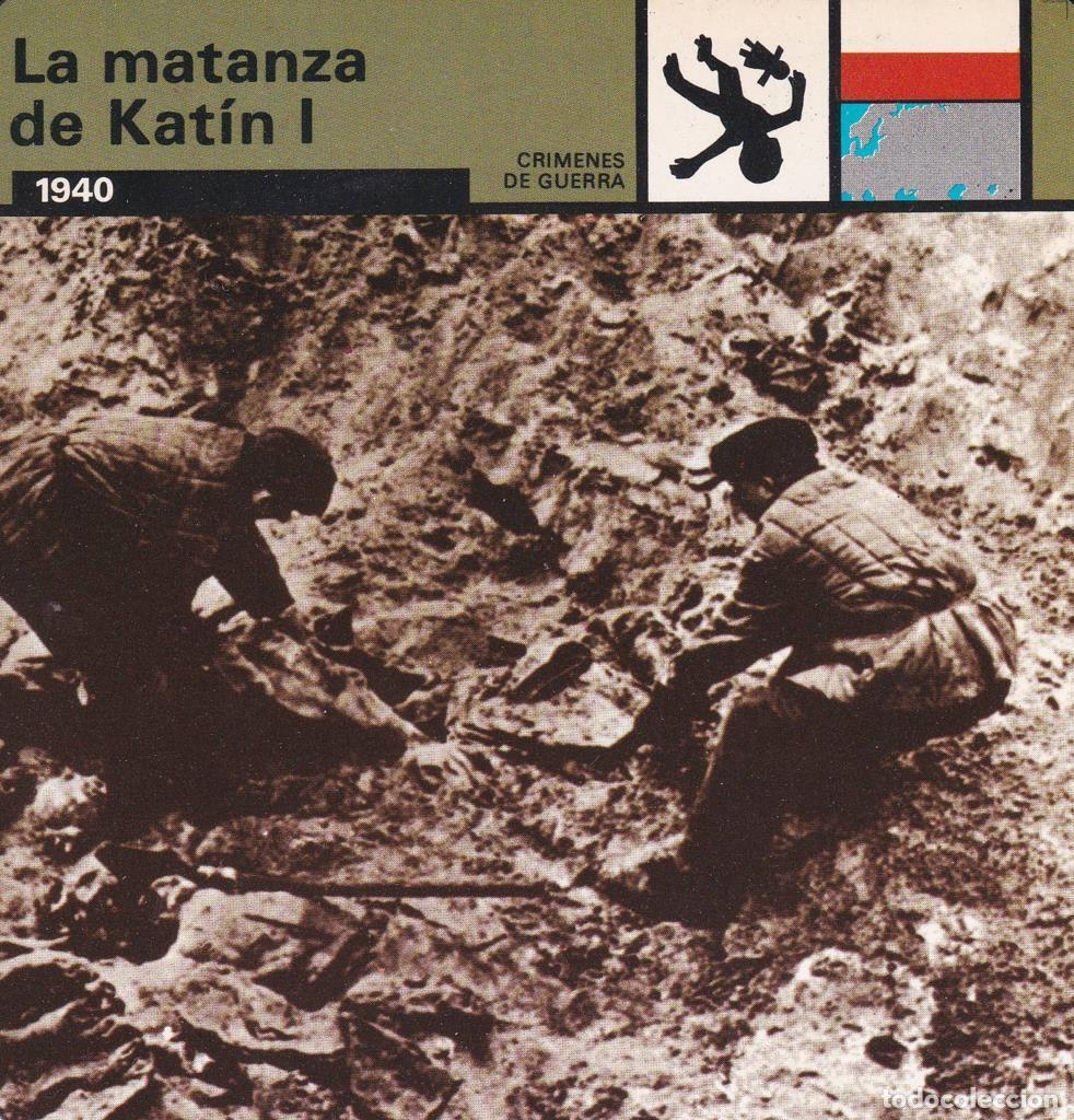 Cartoline: FICHA CRIMENES DE GUERRA: LA MATANZA DE KATIN I. 1940 - NULL