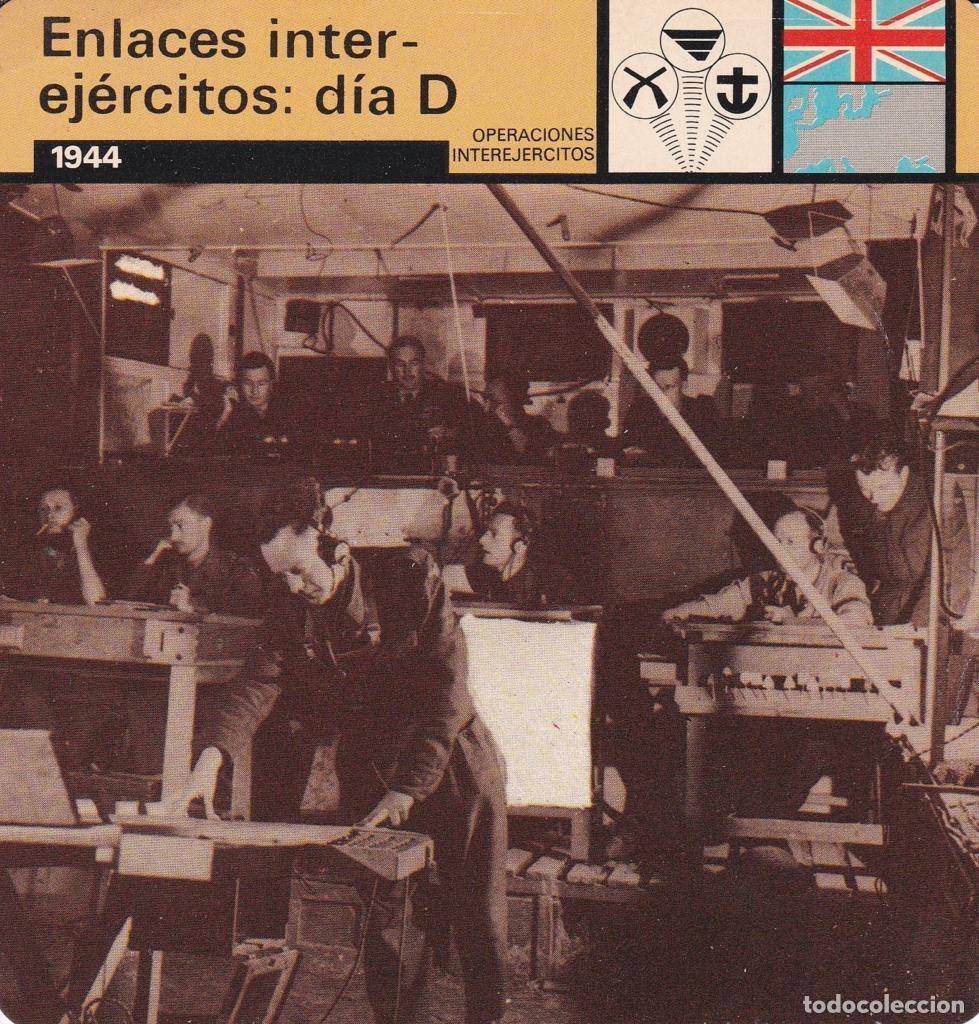 Cartoline: FICHA OPERACIONES INTEREJERCITOS: ENLACES INTEREJERCITOS: DIA D. 1944 - NULL