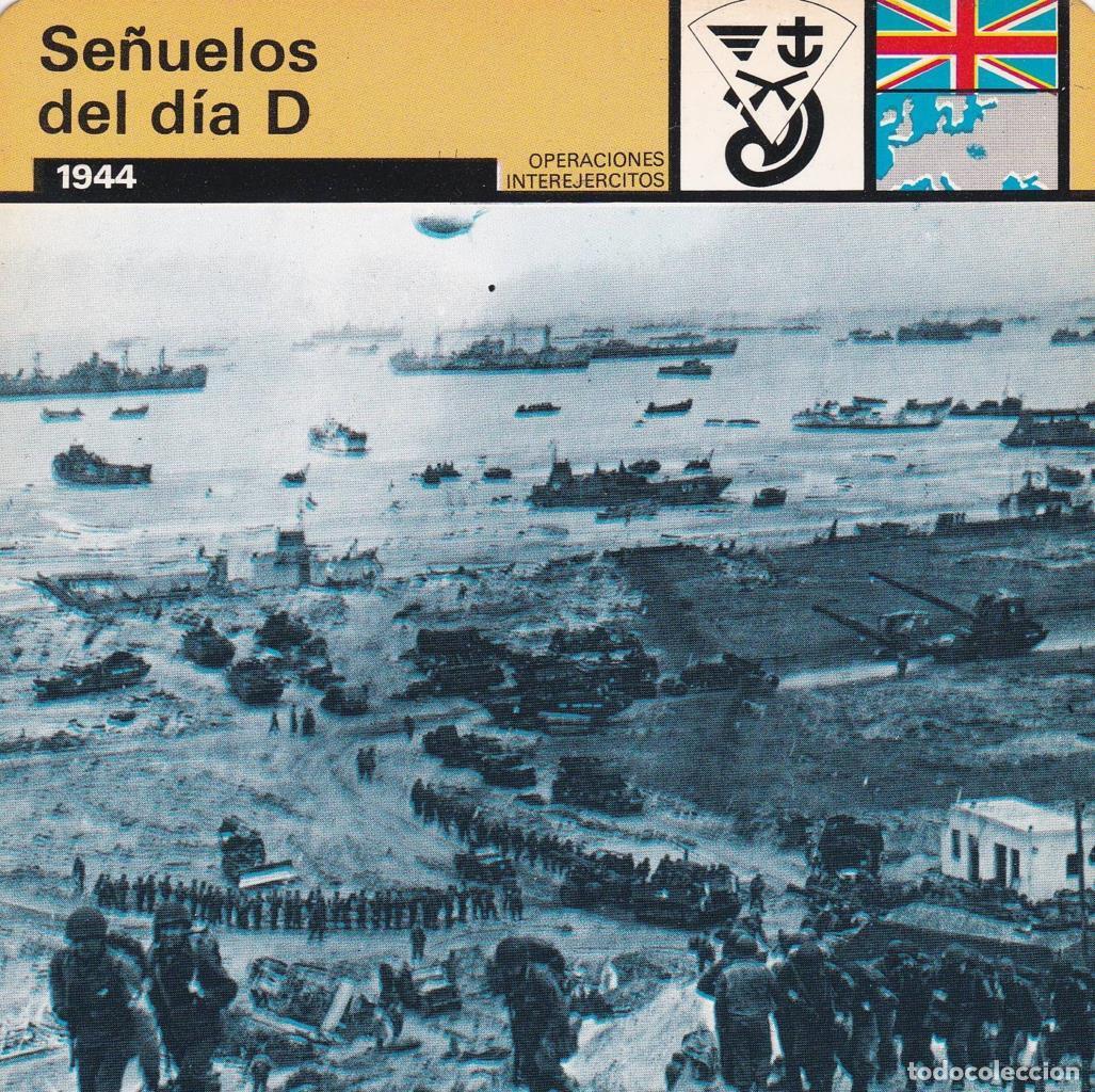 Cartes Postales: FICHA OPERACIONES INTEREJERCITOS: SE&Ntilde;UELOS DEL DIA D. 1944 - NULL